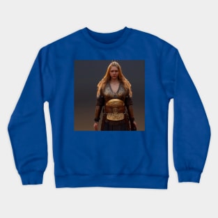 Viking Shield Maiden Crewneck Sweatshirt